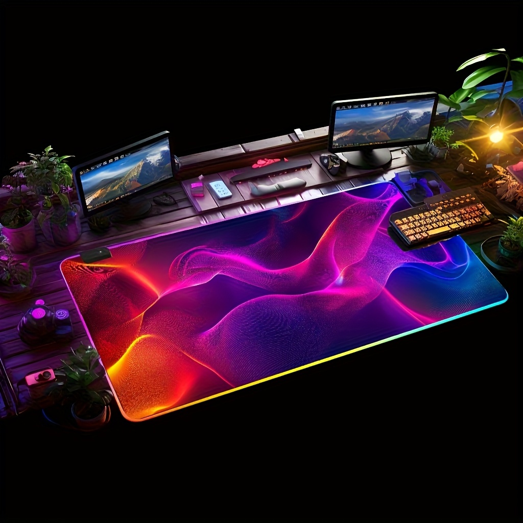 Mouse Pad Extended Rgb - Alfombrilla de Ratón para Juegos RGB