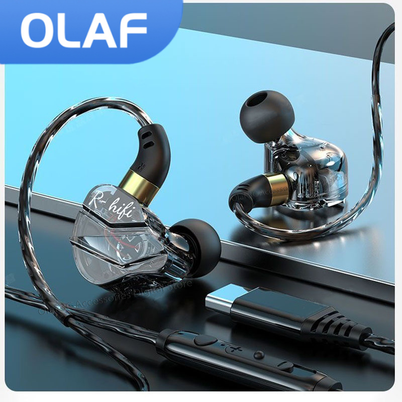 Esports Gaming Monitor - OLAF-auriculares HiFi tipo C para videojuegos,