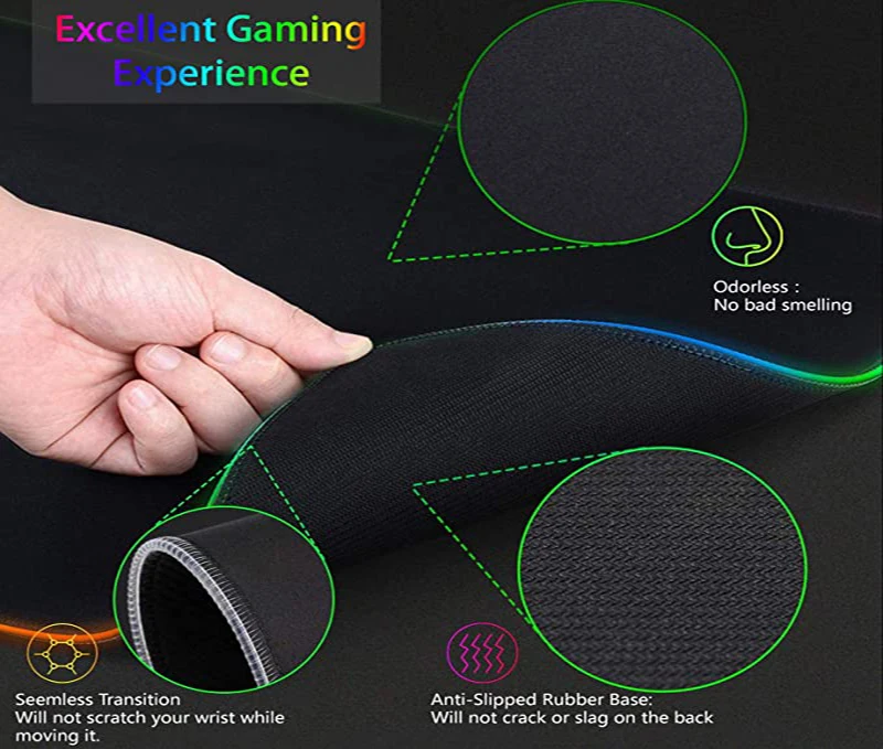 Alfombrilla de Juego RGB XXL H - Mouse Pad Extended Rgb reseña y precio